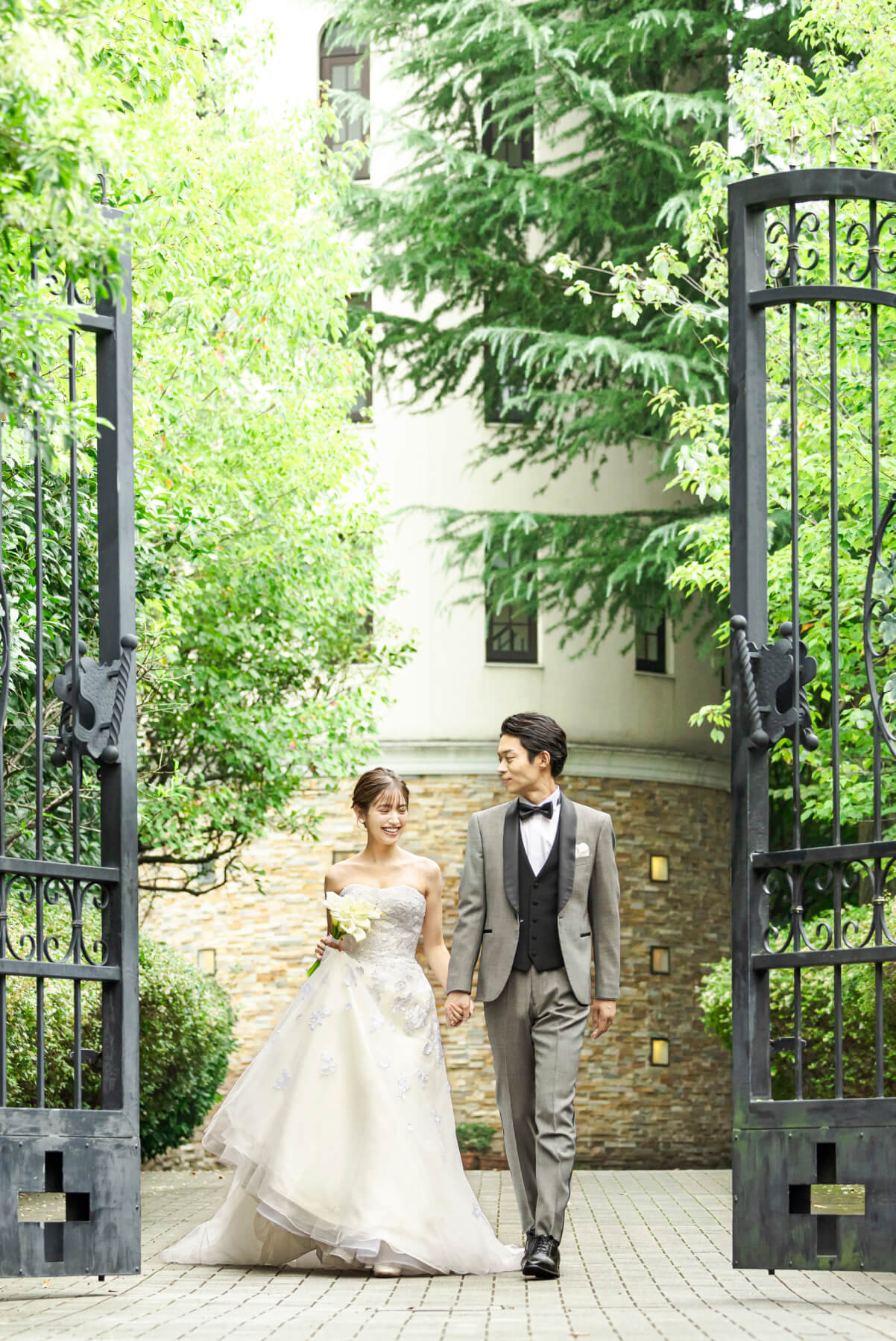 豊かな緑に囲まれた結婚式場